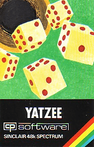 Yatzee box art for ZX Spectrum